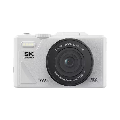 ClikTric Camera with 5K Ultra HD and 75.0 mega pixels on a white background