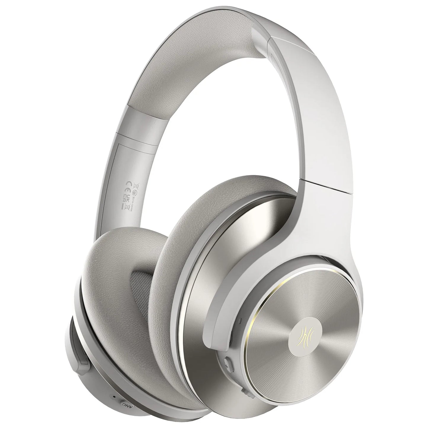White over-ear Oneodio A Series Headphones on a white background