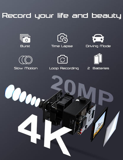 Apex M80 4k Action Camera