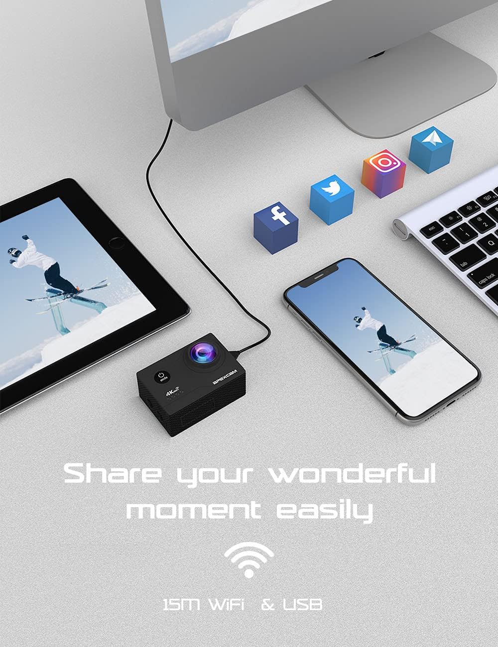 Apex M80 4k Action Camera