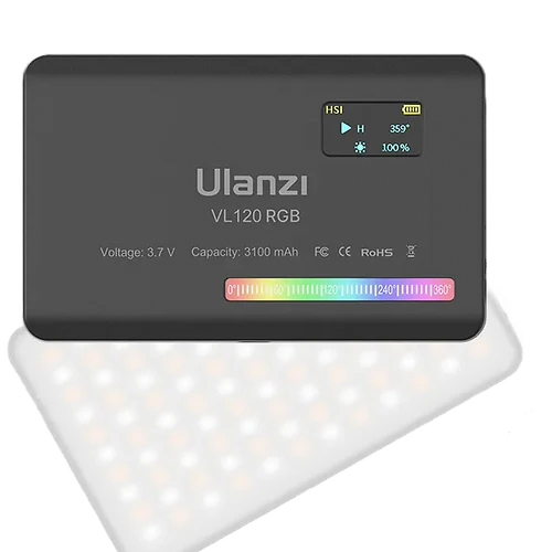 Ulanzi VL120 LED RGB White Video Light