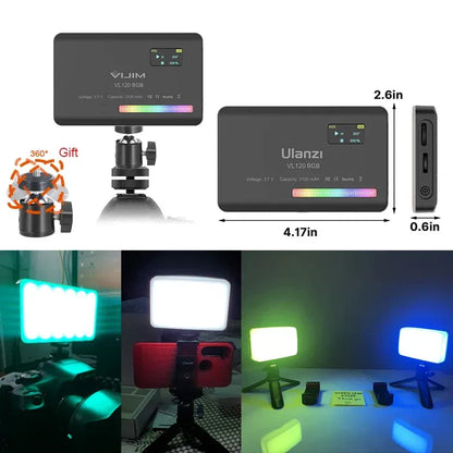 Ulanzi VL120 LED RGB White Video Light