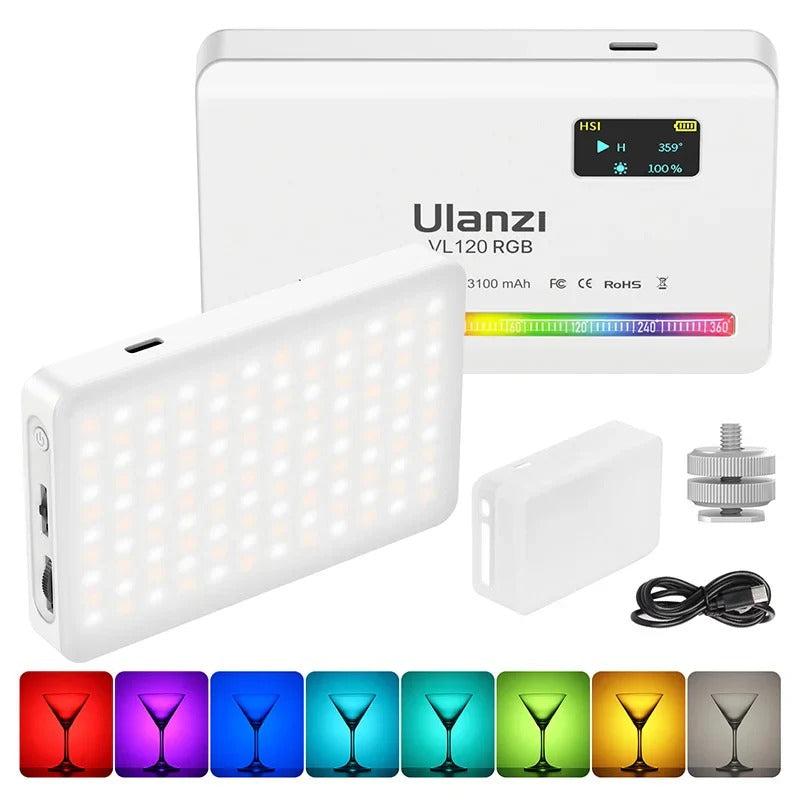 Ulanzi VL120 LED RGB White Video Light